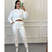 Conjunto Moletinho Jogger Nova York Off White