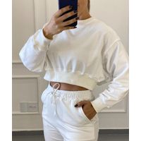 Conjunto Moletinho Jogger Nova York Off White