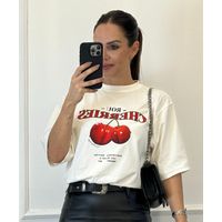 Camiseta Oversize Lana Cherry