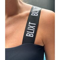 Top Fitness Elástico Vicenza Preto Com Branco