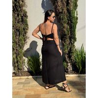 Vestido Linho Eloise Preto