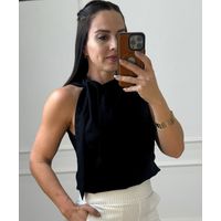 Blusa Amanda Laço Preto