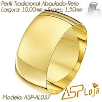 Aliança de Ouro Tradicional Para Casamento ou Noivado