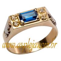 Anel de formatura em ouro 18K 750 - ANF1124 - A.S.P LOJA