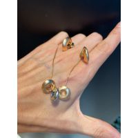 Conjunto Colar e Brinco Metal Lesprit 7800753 Dour... - LESPRIT BIJOUX FINAS