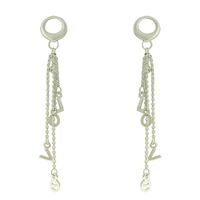 Brinco Metal Love Lesprit 65013 Ródio - LESPRIT BIJOUX FINAS