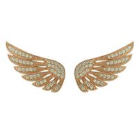 Brinco Ear Cuff Zircônia Lesprit 00032 Rosé Crista... - LESPRIT BIJOUX FINAS