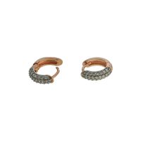 Brinco Argola Zircônia Lesprit U19A120041 Rosé Cri... - LESPRIT BIJOUX FINAS