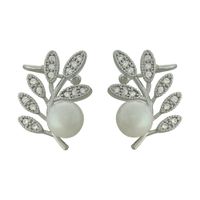 Brinco Earcuff Pérola Zircônia Lesprit U23K030321 ... - LESPRIT BIJOUX FINAS