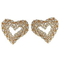 Brinco Zircônia Lesprit 6815021 Dourado Cristal - LESPRIT BIJOUX FINAS