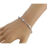 Pulseira Zircônia Lesprit U23K120461 Ródio Cristal... - LESPRIT BIJOUX FINAS