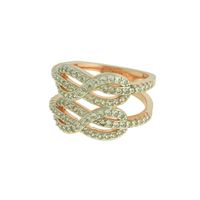 Anel Zircônia Lesprit LA07241WRS Rosé Cristal - LESPRIT BIJOUX FINAS