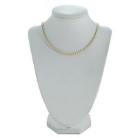 Colar Riviera Zircônia Lesprit HSC4791 Dourado Cri... - LESPRIT BIJOUX FINAS