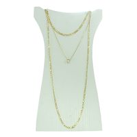 Colar Zircônia Lesprit 2351-92303GL Dourado Crista... - LESPRIT BIJOUX FINAS