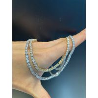 Colar Choker Riviera Zircônia Lesprit 3916 Ródio C... - LESPRIT BIJOUX FINAS