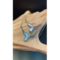 Colar Gota Metal Lesprit 47008 Madre Perola - LESPRIT BIJOUX FINAS