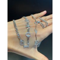 Conjunto Colar e Pulseira Zircônia Lesprit 6009755... - LESPRIT BIJOUX FINAS