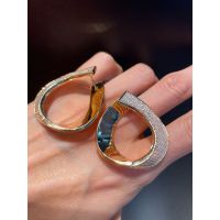 Brinco Zircônia Lesprit 6013425 Dourado Cristal - LESPRIT BIJOUX FINAS