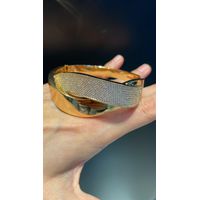 Pulseira Bracelete Zircônia Lesprit 6013548 Dourad... - LESPRIT BIJOUX FINAS