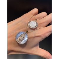 Colar Nossa Senhora Zircônia Lesprit 6813724 Doura... - LESPRIT BIJOUX FINAS