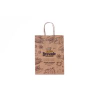 Sacola Kraft Personalizada - Tamanho S2 (19x26x12cm) - Impressão Colorida Na Frente e Verso