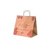 Sacola kraft personalizada - tamanho S5 (30x38x20cm) - impressão colorida na frente e verso
