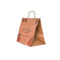 Sacola kraft personalizada - tamanho S5 (30x38x20cm) - impressão colorida na frente e verso