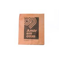 Saco Kraft Delivery - Tamanho - GG (30x36x20cm) - Personalizado - Impressão Colorida Na Frente Do Saco
