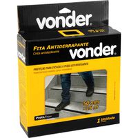 Fita Vonder Auto Adesiva Antiderrapante Preta de 50mm x 15m