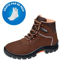 Bota de Segurança Marluvas Premier 75BPR29 Marrom