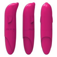Vibrador Liso Ponto G Golfinho - Pink