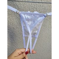 Calcinha Secretária Pingente - Branco