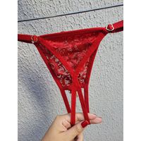 Calcinha Secretária Pingente - Vermelho