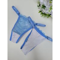 Calcinha Candy - Azul/Branco