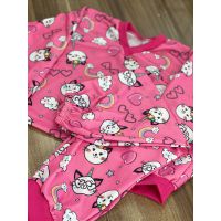 Pijama Infantil Longo - Gatinha