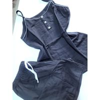 Pijama de Algodão - Preto