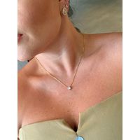 COLAR PONTO DE LUZ BANHADO A OURO