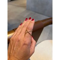 ANEL REGULÁVEL X BANHADO A OURO