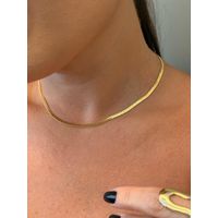 CHOKER FITA FINA DETALHADA BANHADO A OURO