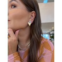 BRINCO CORAÇÃO DOIS BANHOS ACETINADO