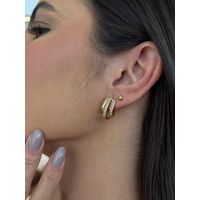 BRINCO FIOS CRAVEJADOS BANHADO A OURO