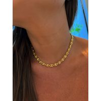 CHOKER ELOS INSPIRED DF BANHADO A OURO