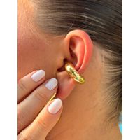 PIERCING FAKE TUBO MARTELADO GR BANHADO A OURO