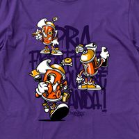 Camiseta BULINHO Graffiti com Café - Roxa
