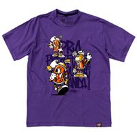 Camiseta BULINHO Graffiti com Café - Roxa