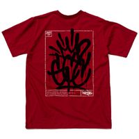 Camiseta PICTOTAG Graffiti com Café - Vermelha