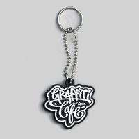 Chaveiro Emborrachado Graffiti com Café