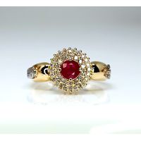 Anel de Formatura em Ouro 18k Daisy