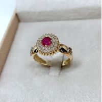 Anel de Formatura em Ouro 18k Daisy