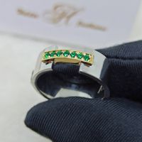 Aliança de Casamento Pedras Preciosas Eterna - Ouro 18k 750